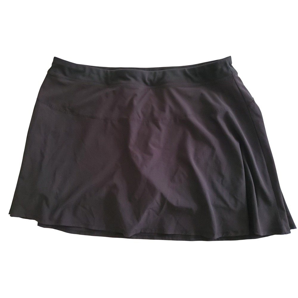 Champion Women Skort Athletic‎ Black XL Pleated Tennis Golf Activewear